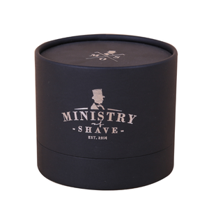 2023 6*8 Black Cylinder Gift Packaging With Ribbon Round Wine Box Candle Matt Tube Box with Stamping Logo