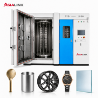 Machine de placage ionique sous vide horizontale AsiaLink pour grandes pièces en acier inoxydable, alliage, verre, céramique et plastique