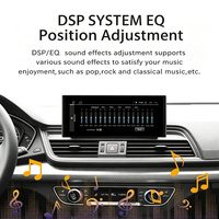 Radio FM USB con GPS Integrado y Pantalla Dividida CarPlay Android Auto de 10.25/12.3 Pulgadas de Alta Resolución para AUDI Q5 Q5L 2018