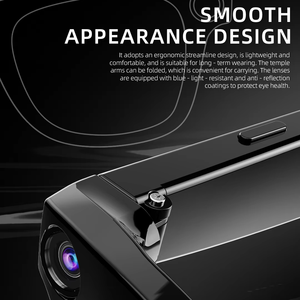 نظارات ذكية قابلة للارتداء بالذكاء الاصطناعي بكاميرا فيديو 8 ميجابكسل بتصميم عصري مع ملحق كاميرا وضمان - Product Image 2