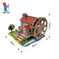 Puzzle de maison de poupée 3D STEM - Ensemble de construction créatif personnalisable, jouet éducatif interactif pour enfants et activité parent-enfant