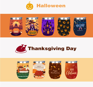 4D in ấn một cửa dịch vụ Quà Tặng rượu vang Tumblers Bộ cho thăng hoa sản phẩm in ấn thermoses 11oz cốc cốc - Product Image 5