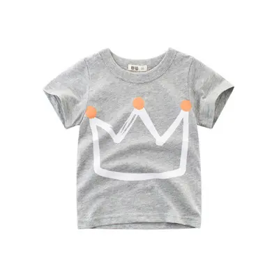 Các Mới 2019 Bộ Sưu Tập Mùa Hè Của Trẻ Em Của Ngắn Tay Cotton T-Shirt Có Một Em Bé In T-Shirt Top