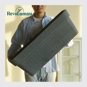 Plastic Big <strong>Rectangle</strong> <strong>Plant</strong> <strong>Pots</strong> for Indoor/Outdoor Stone-Like Style Large Flower <strong>Pots</strong> Resin Lightweight Planters - Product Image 1