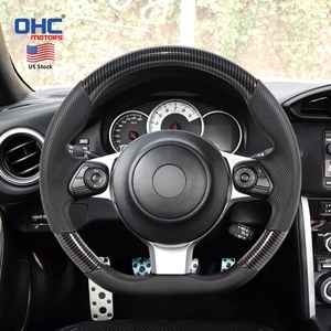 พวงมาลัยพลังน้ำคาร์บอนไฟเบอร์สำหรับ Subaru BRZ Toyota Gt86 Ae86 <span class=keywords><strong>GT</strong></span> 86พวงมาลัย2016 2017 2018 2019 2020คลังสินค้าของเรา - Product Image 1