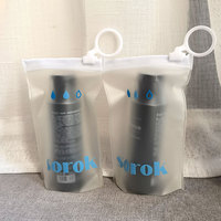 Zip Lock biodégradable logo imprimé personnalisé bijoux en PVC transparent sac en plastique givré t-shirt emballage sacs à fermeture éclair pour vêtements