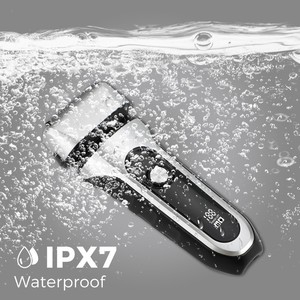 IPX7 Waterproof Reciprocating <b>Shaver</b> Smart Digital Display 3 Floating Aluminum Foil Blades <b>Electric</b> <b>Shaver</b> - Product Image 1