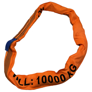 Eslinga de elevación redonda sin fin de poliéster de alta tanacidad 10T 3M 6m con certificado CE/GS/TUV/ISO9001 - Product Image 5