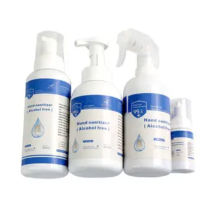 Manufacturer OEM 50ml Alcohol-free Hand Sanitizer Waterless Foam Hand Wash Liquid Soap