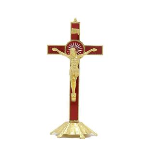 Cruz de Jesús de Acero Inoxidable con Grabado Láser, Decoración Católica Cristiana para el Hogar, Utensilios de Iglesia, Sacerdote Ortodoxo, Cristo - Product Image 1