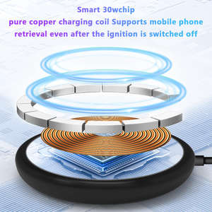 Nuevo soporte magnético para teléfono móvil para coche, soporte móvil para coche, 15W, ventilación magnética, <span class=keywords><strong>cargador</strong></span> inalámbrico para coche - Product Image 2