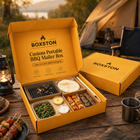 Boîte à sushis en gros, boîte à snacks pour avion, boîte à barbecue, boîte à pâtisserie, boîte à emporter, boîte à déjeuner, emballage personnalisé pour aliments et snacks
