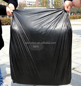 Heavy Duty Recycled <b>Large</b> Portable Black Hdpe Plastic <b>Bin</b> Liner Trash Bags / Garbage Bags - Product Image 4