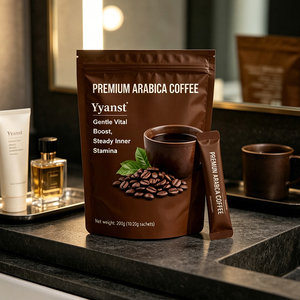 Café Instantáneo Arábica Premium Gentle Vital Energy Boost, Energía Estable para el Interior, 20 g * 10 Sobres, 200 g, Bebida Matutina - Product Image 5