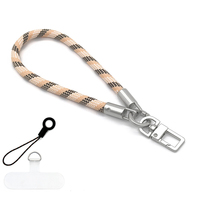 Sangle de téléphone personnalisée en gros, lanière de poignet tressée durable avec boucle robuste pour coques de smartphone