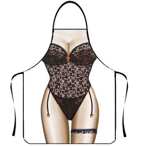Casual Sexy Polyester Printed <strong>Penis</strong> Apron Funny Cooling Use Kit - Product Image 6