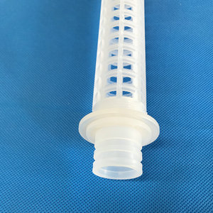 Ligne de Machine squelette <span class=keywords><strong>rigide</strong></span> d'élément filtrant pour le tuyau de filet de filtre à eau d'air/Machine squelette de filtre de tuyau de maille carrée en plastique - Product Image 3