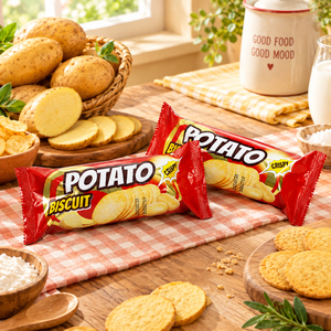 <span class=keywords><strong>Biscotti</strong></span> e <span class=keywords><strong>biscotti</strong></span> croccanti di patate di grande qualità 100g cracker salato rotondo senza crema - Product Image 2