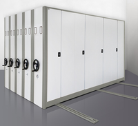 Cadenas de classeur mobile réglable d'étagères métalliques modernes intelligentes automatiques compactes et convertibles pour le stockage de documents
