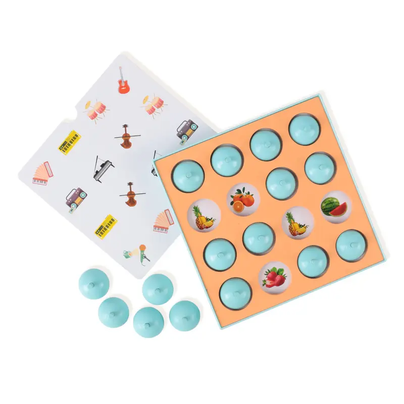 لعبة شطرنج خشبية للتدريب على الذاكرة المنطقية من Montessori لعبة تطوير الذكاء الدماغي لعبة لغز ثلاثي الأبعاد للأطفال