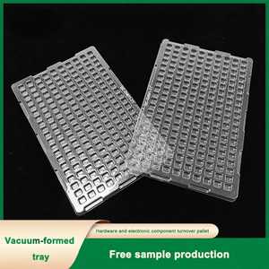 Bandeja de blíster de inserción de plástico rectangular personalizada para componentes de hardware electrónico para embalaje de productos electrónicos de consumo - Product Image 6