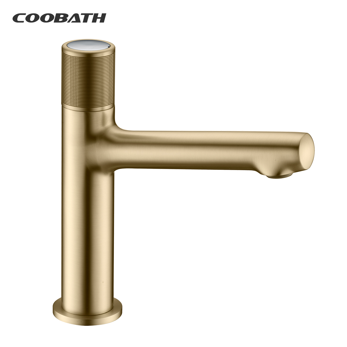 Customizable Bathroom Sink Brass Wash Basin Faucet Hot and Cold Water Mixer Taps Single Handle Rotary Switch