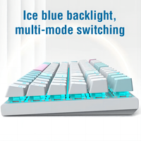 Penjualan laris Keyboard gaming TKL lampu latar RGB terlaris Keyboard Gaming mekanis lampu latar untuk Pc Gamer