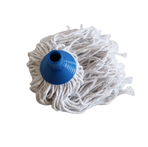 Articolo N.508 Mop in Cotone per Pulizia Pavimenti Domestici, Mop in Cotone con Manico in Legno, Mop per Pulizia Pavimenti con Manico in Legno - Product Image 1