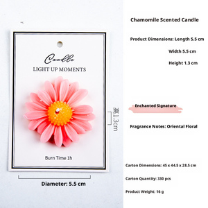 Bougie aromatique à la camomille en cire de soja Lebao - Vente en gros, cadeau pour anniversaire, Pâques et Diwali, pour la décoration et l'arôme de la maison - Product Image 6