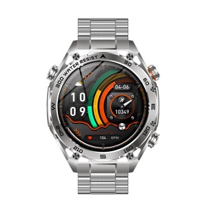 2026 AK105 Mens Outdoor Sport Smart Watch 1.53" IP68 Waterproof BT Call 1000mAh LED Flashlight Fitness Tracker Android IOS - Product Image 3