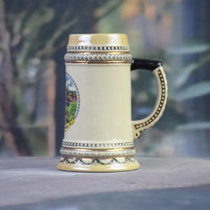 Chope à bière ou à vin en porcelaine en forme <span class=keywords><strong>de</strong></span> <span class=keywords><strong>tour</strong></span> <span class=keywords><strong>de</strong></span> château allemand - Sculpture <span class=keywords><strong>de</strong></span> chevalier en 3D, couvercle en aluminium, écologique, réutilisable, promotionnelle, pour <span class=keywords><strong>les</strong></span> fêtes - Product Image 5