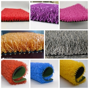 Suministros de césped <span class=keywords><strong>artificial</strong></span> de colores XIAOU para decoración de paisajes interiores y exteriores - Product Image 1
