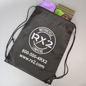 سعر المصنع أكياس الرباط البوليستر سلسلة رسم شعار مخصص الرياضة على ظهره حقيبة صالة الألعاب الرياضية هدية ترويجية للماء - Product Image 3