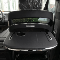 Mesa Plegable para Asiento Trasero Chery ICAUR V27 2026 con Carga Inalámbrica, Portavasos, Luz Ambiental, Bolsillo de Almacenamiento, Accesorio para Viajes por Carretera