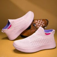 Nouvelles baskets premium pour hommes, chaussures en maille respirantes pour femmes, grandes tailles jusqu'à 46, semelle épaisse légère, chaussures décontractées