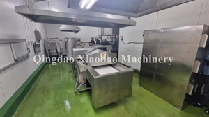 Thương mại tôm điện liên tục chiên Máy fishcake Nồi chiên dây chuyền chế biến cho Hải sản nhà Máy chế biến - Product Image 6