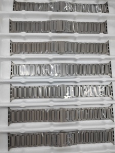 Keepwin Curren Business Classic 3 Bead Metal Puur Massief Titanium Horloge Band Vlinder Gesp Band Voor Apple Watch Ultra 2 - Product Image 2