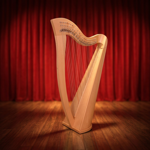 Harpe à cordes rondes en hêtre Ho Hunts HH-S à 27 cordes pour accessoires d'instruments de musique - Product Image 2