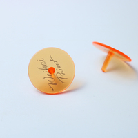 Accessoires de golf Marqueur de golf avec impression de logo personnalisé Fabricants de balles en plastique 19Mm 24Mm