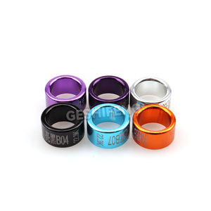Geshifneg China Leveren Groothandel Custom 3Mm Rode Duif Vogel Been Banden Of Been Ring Voor Vogels India - Product Image 1