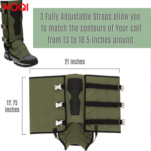 Guêtres de ski imperméables WOQI pour la randonnée, l'alpinisme et la protection contre la neige, pour adultes. - Product Image 5