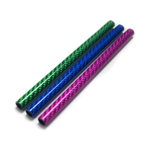 Tubo de fibra de carbono verde resistente a los rayos UV colorido personalizado - Product Image 2
