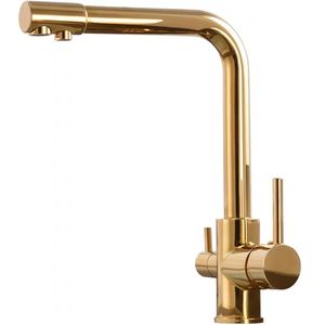 Robinet de bureau en acier inoxydable à rotation libre à 360 degrés purificateur d'eau classique robinet de bassin chaud et froid Purification de l'eau propre - Product Image 5