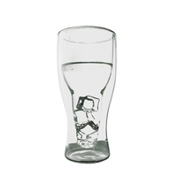 Tasse en verre à double paroi personnalisée, design sportif, mug à bière unisexe pour usage domestique, verre à boisson et à cocktail pour la maison et les KTV
