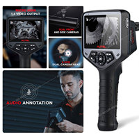 Autel tienda oficial MaxiVideo MV480 cámara de inspección 1080P HD endoscopio Industrial Alcance de vídeo cámaras duales
