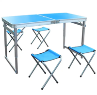 Ensemble de table et de chaises de camping pliantes portables de haute qualité Ty pour l'extérieur