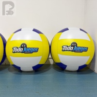 Ballon de plage géant gonflable en PVC avec logo personnalisé, peinture couleur, grand ballon de volley-ball gonflable