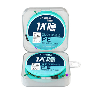 สายเบ็ดตกปลา Aohu Hidden Line Group Pe ขนาด 5.4 เมตร 2.0 #   ชุดสายเบ็ดแบบถักสองแกน แข็งแรงสูง สำหรับตกปลา - Product Image 1