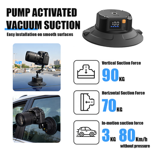 Dudukan Kamera Plastik 6-inci dengan Suction Cup Elektrik, Perekat Tanpa Jejak, Desain Tahan Air, Deteksi Tekanan Udara, Tahan Lama, Anti Debu - Product Image 3