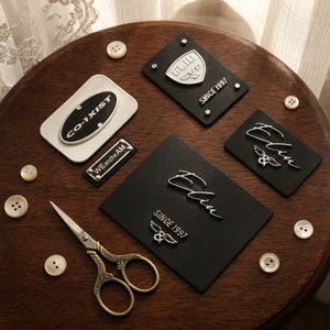 Diseña tu Parche de Cuero y Metal para Chaquetas con Logotipo Personalizado, Parche de Cuero con Remaches para Pantalones - Product Image 1